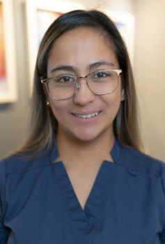 Maria, registered dental assistant at Burlingame Smile Studio.